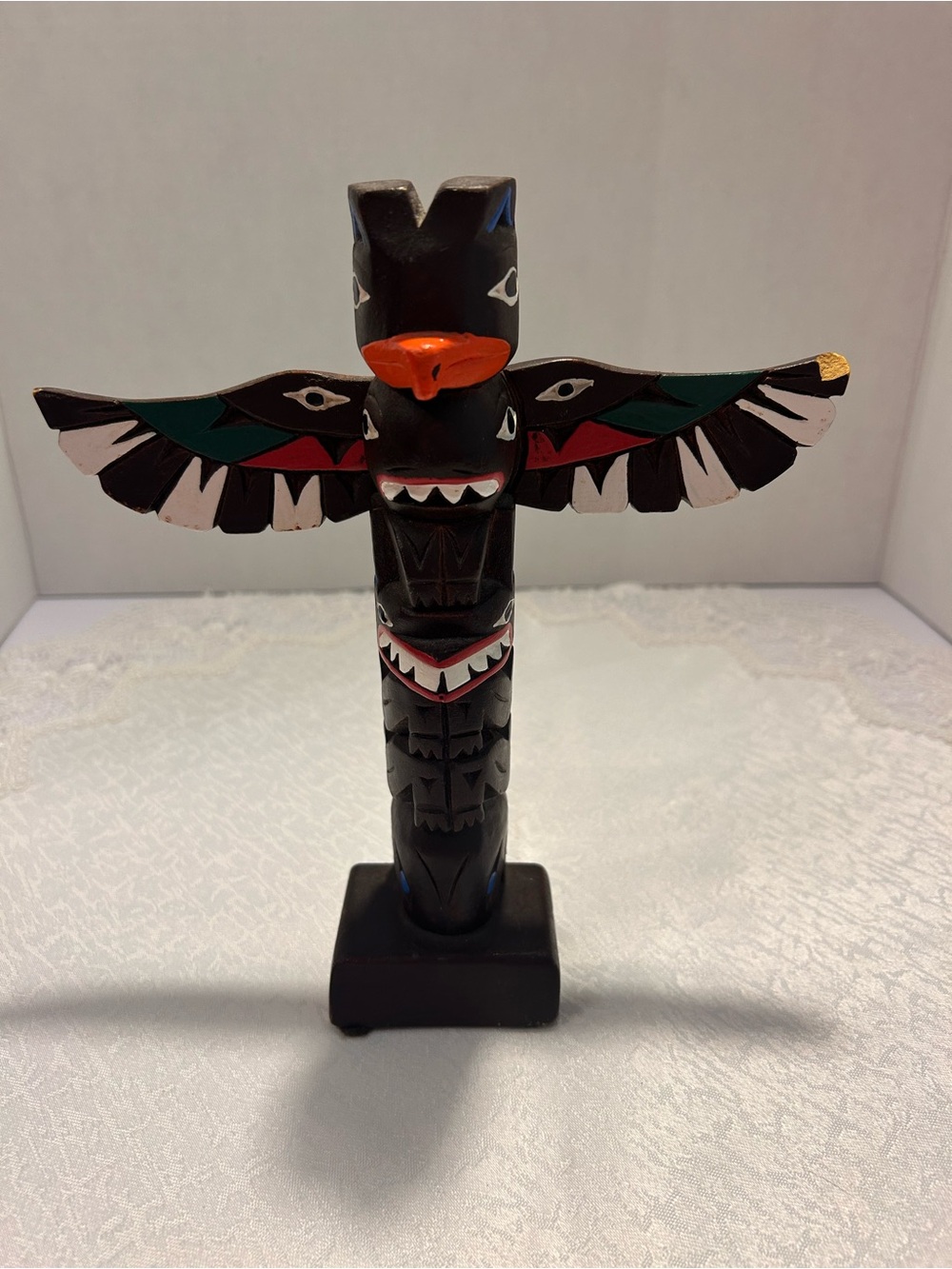 Authentic Alaska Craft Totem Pole Ketchikan Native American Numbered